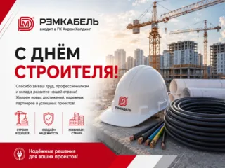 Рэмкабель поздравляет с Днём строителя!