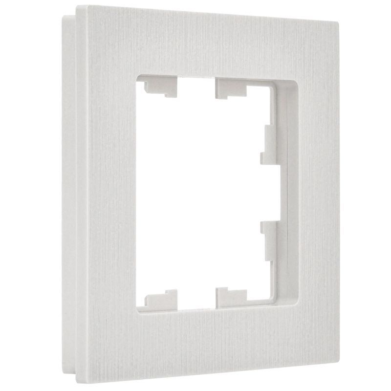 Рамка 1-м BRITE РУ-1-Бр бел. рифленый IEK BR-M12-51-K01 в интернет-магазине Рэмкабель
