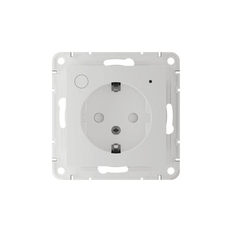 Розетка AtlasDesign Smart 16А L+N с заземл. защ. шторки Zigbee механизм бел. SE ATN000145Z в интернет-магазине Рэмкабель