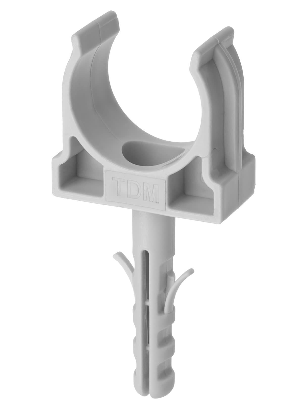 Крепеж-клипса для трубы 20 мм с дюбелем TDM SQ0405-0092 в интернет-магазине Ремкабель