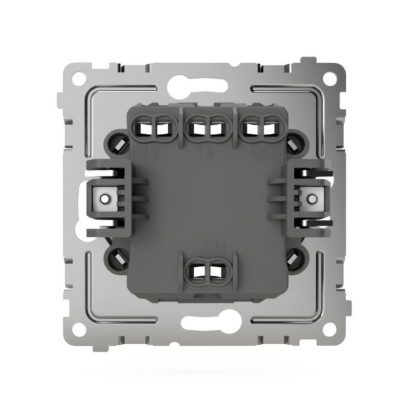 Выключатель 3-кл. СП Pixel 10А IP20 механизм перламутр. TOKOV ELECTRIC TKE-PX-V3-C04 в интернет-магазине Рэмкабель