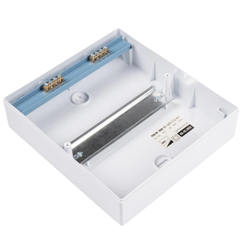 Бокс модульный накладной PDB/W 1008 WH (ЩРН-П- 8) IP41 пластик. Pro JazzWay 5071667 в интернет-магазине Рэмкабель