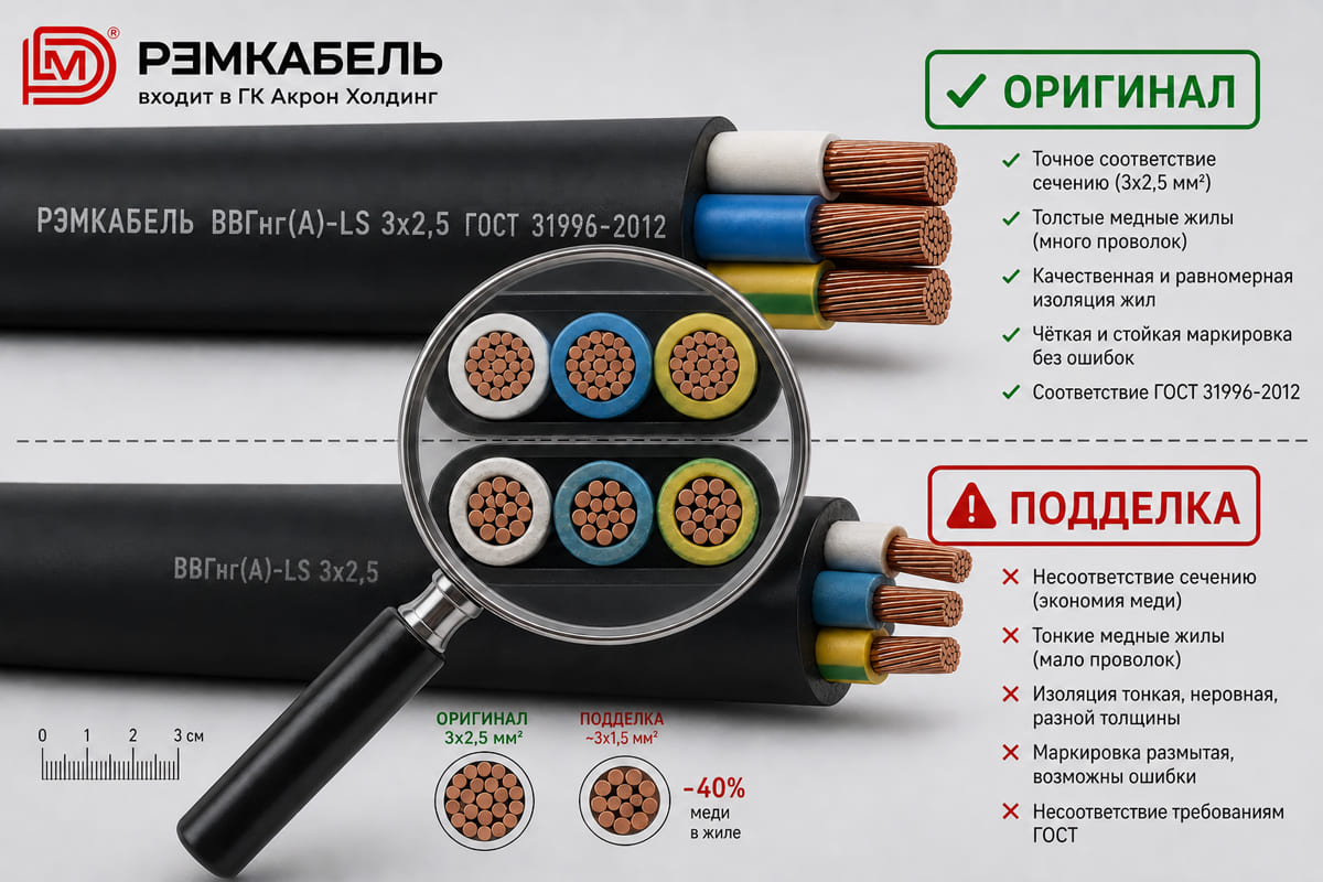 Фальсифицированный кабель: чем опасен, как проверить и кто несет ответственность