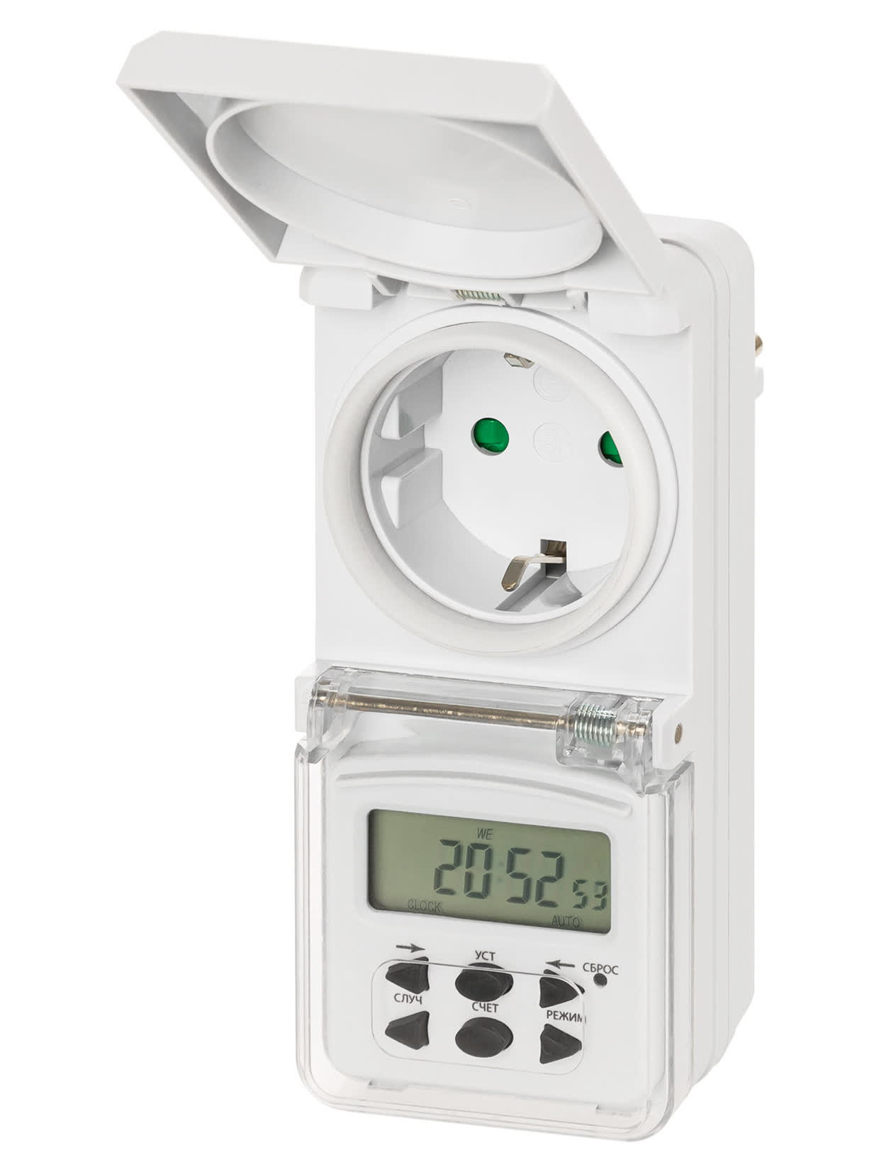 Таймер розеточный электронный ТРЭ-02 1мин/7дн 10on/off 8А TDM SQ1506-0005 в интернет-магазине Ремкабель