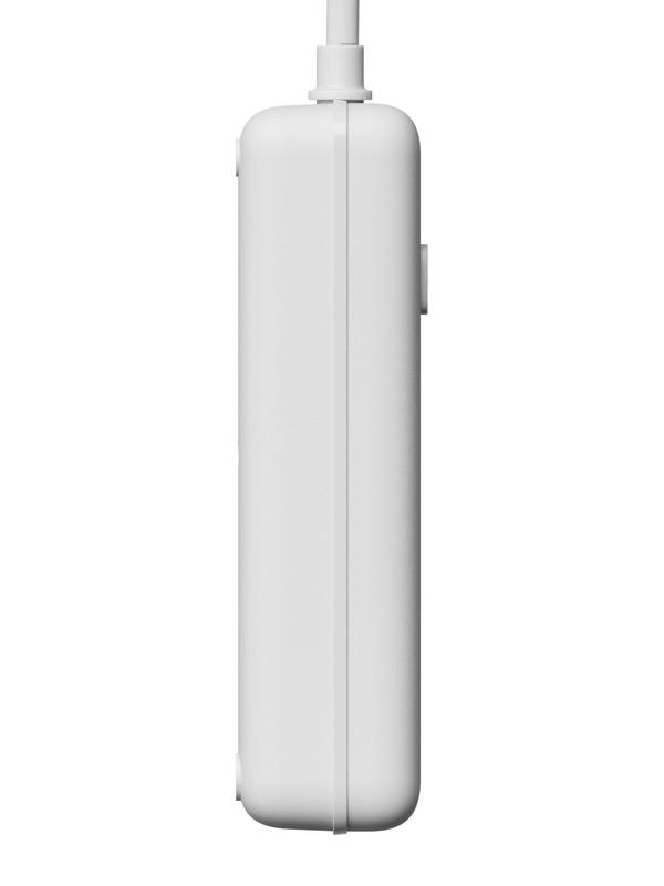 Удлинитель с сетевым фильтром 3х3м 10А 4USB + 2USBC 2500Вт ПВС 3х1 прямоуг. бел. КОСМОС FKsm3m-3gPF(W)USB в интернет-магазине Рэмкабель
