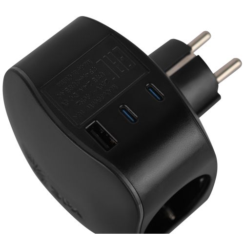 Разветвитель 3-м SP-3e-3USBAC-B + 3 USB A+C с заземл. со шторками 16А черн. Эра Б0069082 в интернет-магазине Рэмкабель