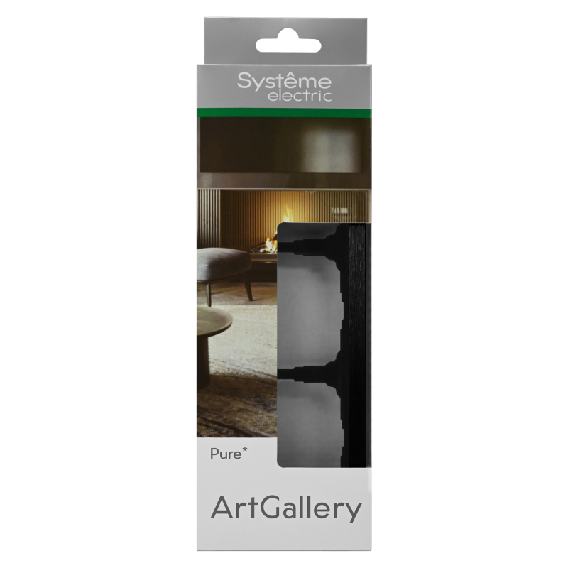 Рамка 3-м ArtGallery Pure метал. оникс SE GAL312303 в интернет-магазине Рэмкабель