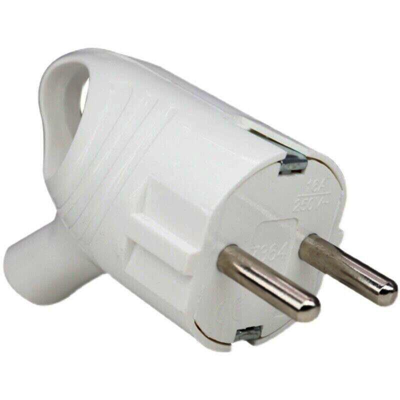Вилка электрическая с заземл. с кольцом (ушком) 16А 250В IP20 бел. TOKOV ELECTRIC TKL-PLUZR-C01 в интернет-магазине Рэмкабель