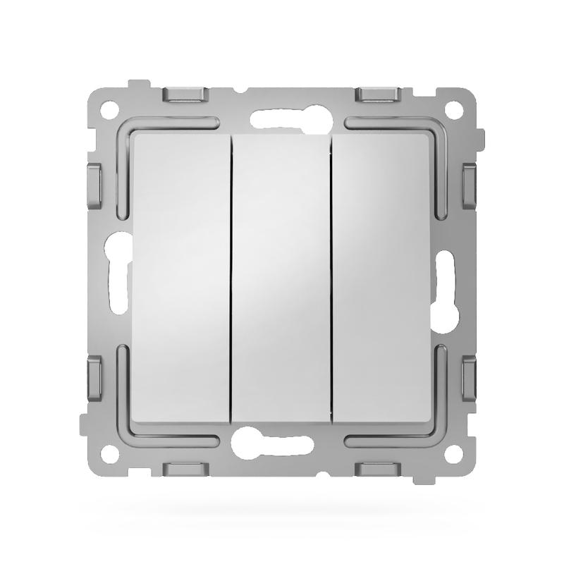Выключатель 3-кл. СП Pixel 10А IP20 механизм алюм. TOKOV ELECTRIC TKE-PX-V3-C03 в интернет-магазине Рэмкабель