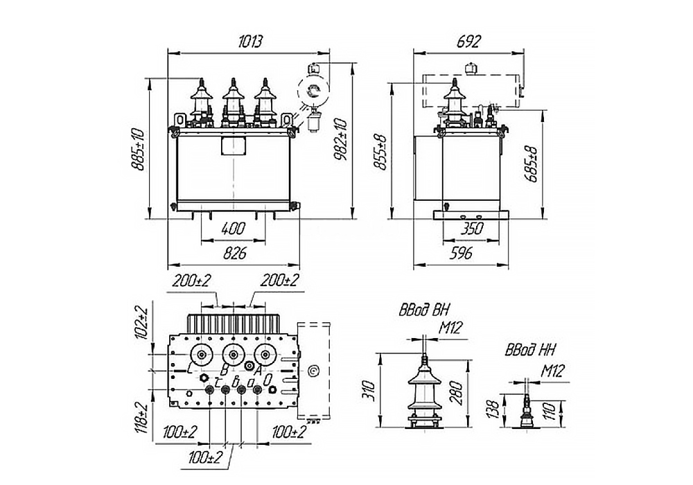 Трансформатор силовой ТМГ-СЭЩ-63/10-11 10.00/0.40 в интернет-магазине Ремкабель