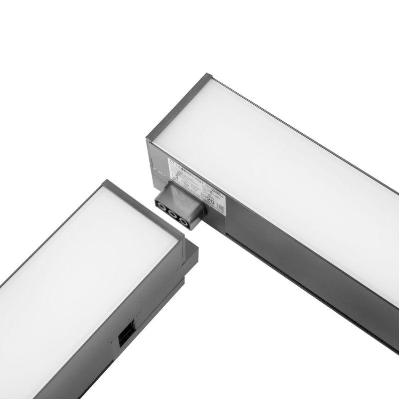 Светильник светодиодный офисный LPL-6009 900х55х55 36Вт 4000К LED черн. Ultraflash 15547 в интернет-магазине Рэмкабель