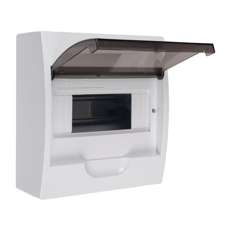 Бокс модульный накладной PDB/W 1008 WH (ЩРН-П- 8) IP41 пластик. Pro JazzWay 5071667 в интернет-магазине Рэмкабель