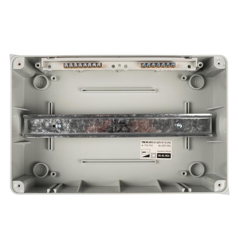 Бокс модульный накладной PDB/W 4015 GR (ЩРН-ПГ-15) IP65 пластик. Pro JazzWay 5072107 в интернет-магазине Рэмкабель