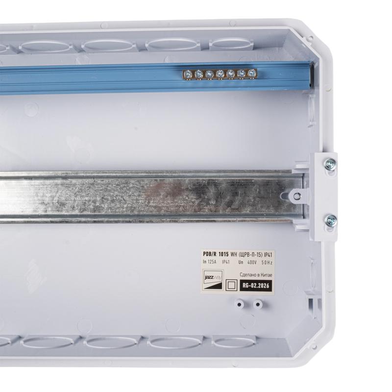 Бокс модульный встраив. PDB/R 1015 WH (ЩРВ-П-15) IP41 пластик. Pro JazzWay 5071797 в интернет-магазине Рэмкабель