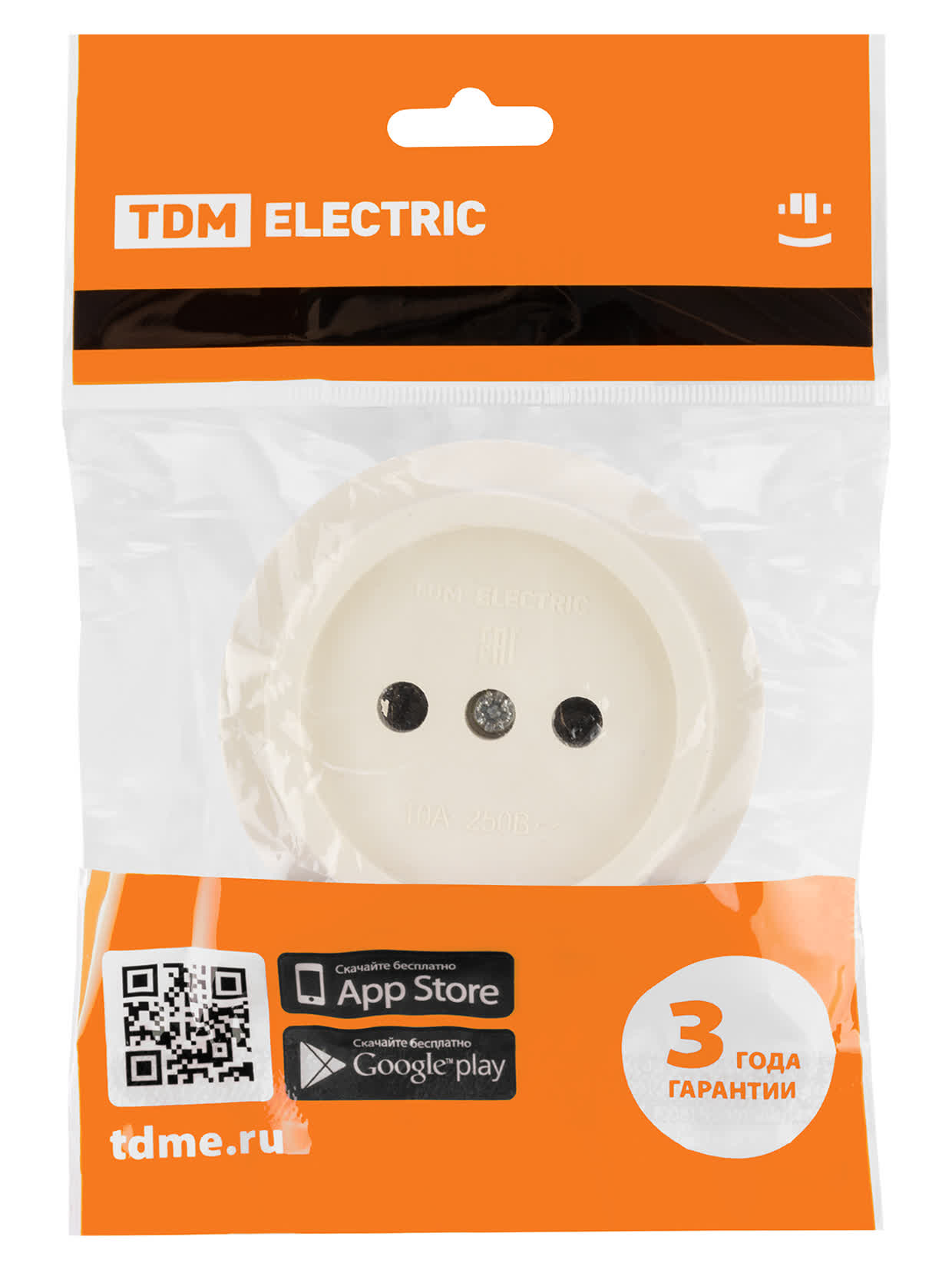 Розетка 2П открытой установки IP20 10А TDM SQ1806-0526 в интернет-магазине Ремкабель