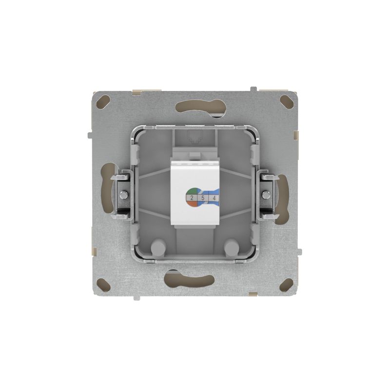Розетка компьютерная 1-м KANT RJ45 кат.5E без шторки ванильн. марципан DKC 7015663 в интернет-магазине Рэмкабель