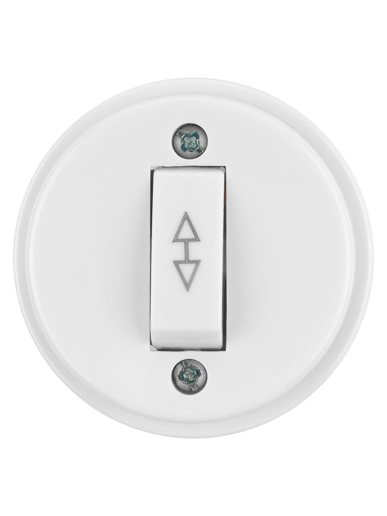 Переключатель на 2 направления 1-кл. открытой установки IP20 10А белый TDM SQ1806-0506 в интернет-магазине Ремкабель