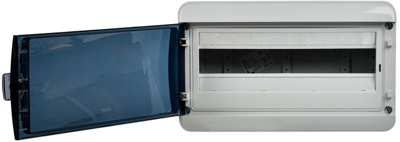 Корпус КМПн-18 TEKFOR IP65 черн. прозр. дверь пластик. IEK TF5-KP72-N-18-65-K03-K02 в интернет-магазине Рэмкабель