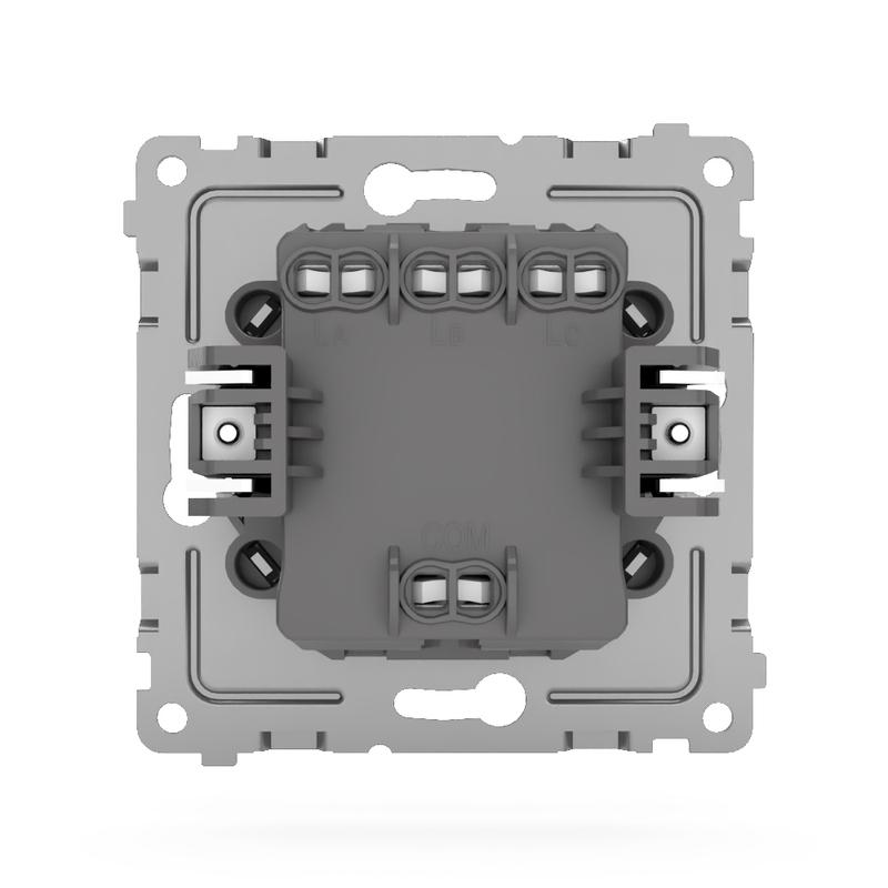 Выключатель 3-кл. СП Pixel 10А IP20 механизм алюм. TOKOV ELECTRIC TKE-PX-V3-C03 в интернет-магазине Рэмкабель
