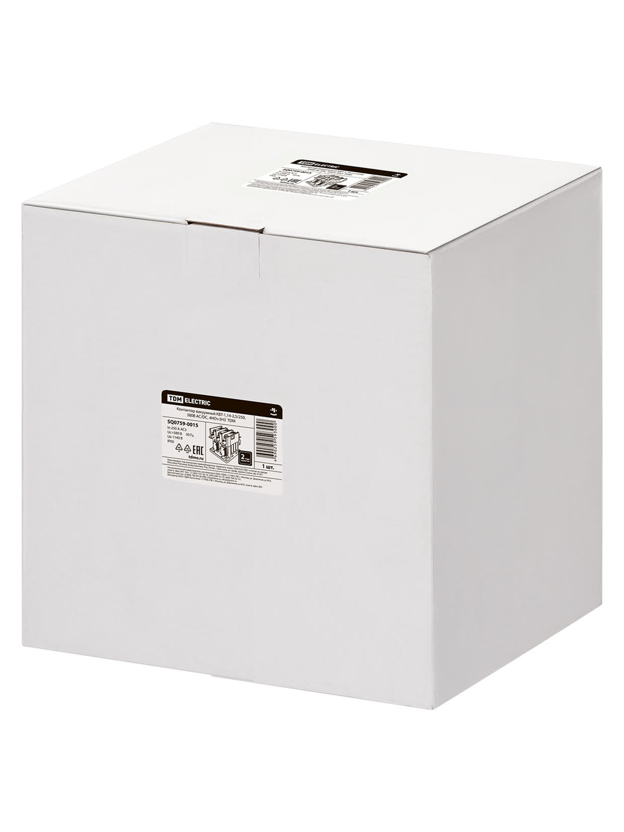 Контактор вакуумный КВТ-1,14-2,5/250 380В AC/DC 4НО+3НЗ TDM SQ0759-0015 в интернет-магазине Ремкабель