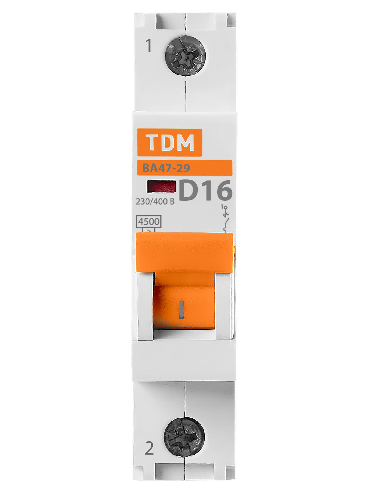 Выключатель автоматический ВА47-29 1P 16A D 4,5kA TDM SQ0206-0141 в интернет-магазине Ремкабель