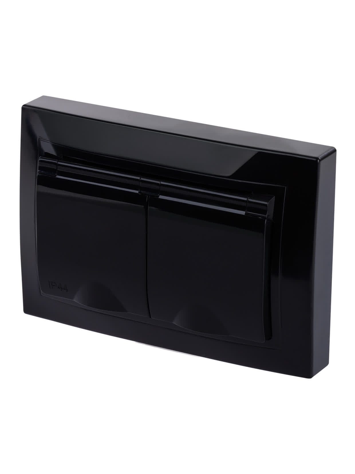 Розетка двойная 2П+З с защитными шторками и крышкой 16А 250В IP44 TDM SQ1814-0876 в интернет-магазине Ремкабель