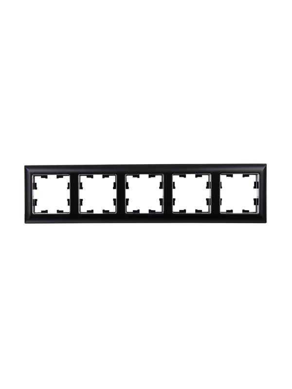 Рамка 5-м BRITE РУ-5-Бр хром/черн. IEK BR-M52-12-2-K23 в интернет-магазине Рэмкабель