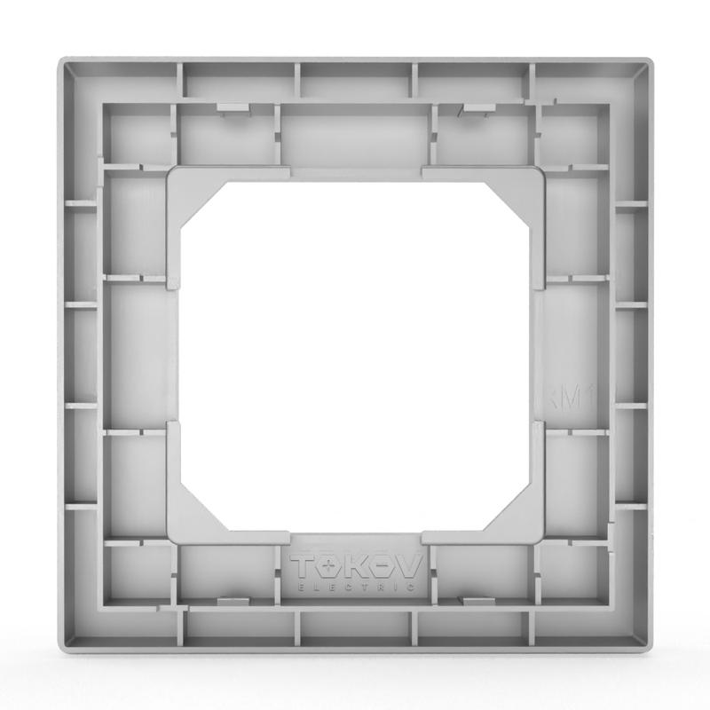 Рамка 1-м Pixel алюм. TOKOV ELECTRIC TKE-PX-RM1-C03 в интернет-магазине Рэмкабель