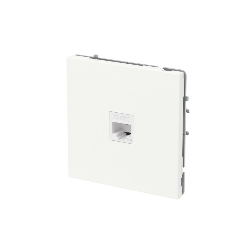 Розетка компьютерная 1-м KANT RJ45 кат.5E без шторки бел. песок DKC 7010663 в интернет-магазине Рэмкабель