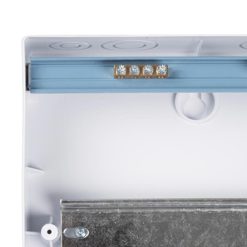 Бокс модульный накладной PDB/W 1008 WH (ЩРН-П- 8) IP41 пластик. Pro JazzWay 5071667 в интернет-магазине Рэмкабель
