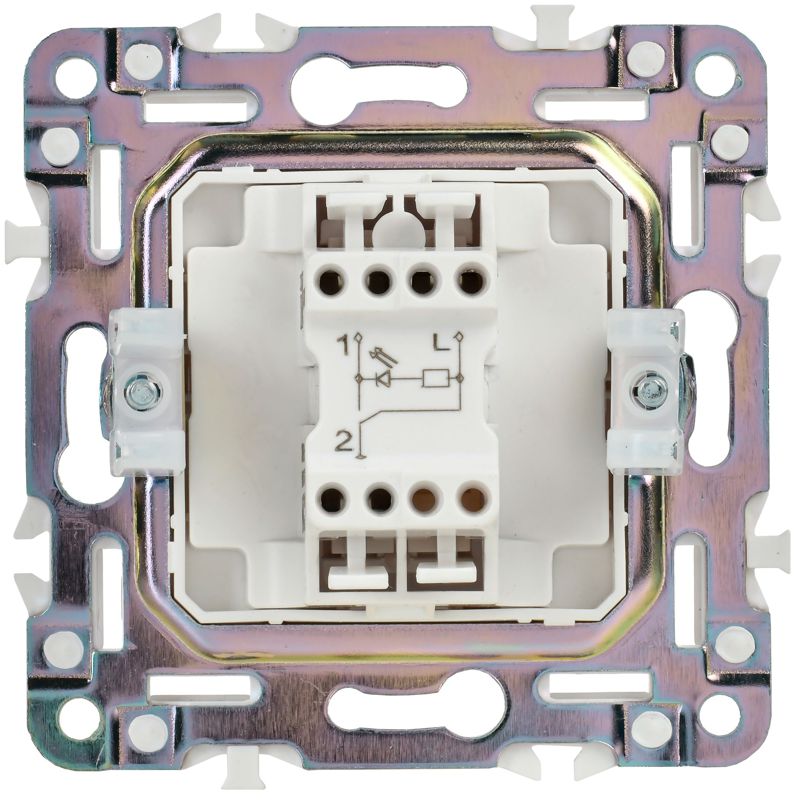 Выключатель 1-кл. SKANDY 10А SK-V07Bl с индикацией черн. IEK SK-V10-1-10-K02 в интернет-магазине Рэмкабель
