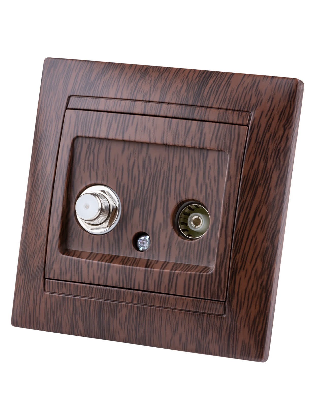 Розетка TV (мама) + SAT (F-разъем) 0-2400МГц TDM SQ1815-0420 в интернет-магазине Ремкабель