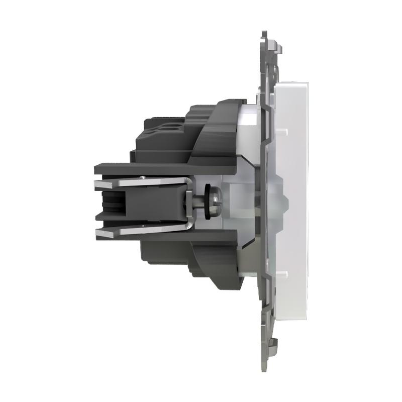 Розетка 1-м СП Pixel 16А IP20 с заземл. механизм перламутр. TOKOV ELECTRIC TKE-PX-R1Z-C04 в интернет-магазине Рэмкабель