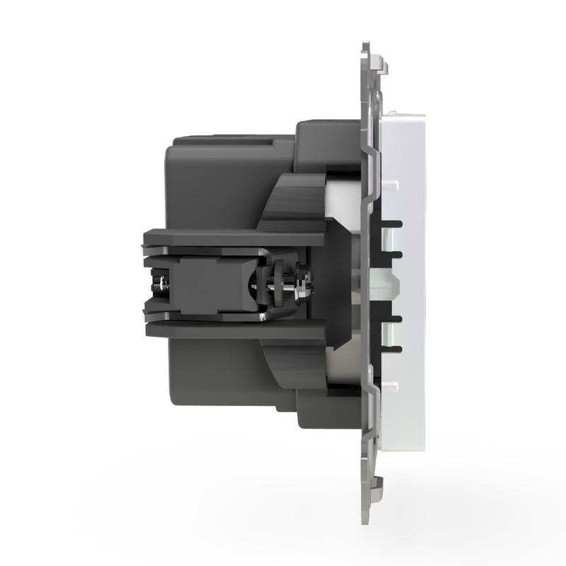 Розетка 2-м USB СП Pixel тип A+A 5В 1х2.1А 2х1.05А механизм перламутр. TOKOV ELECTRIC TKE-PX-2USB-C04 в интернет-магазине Рэмкабель