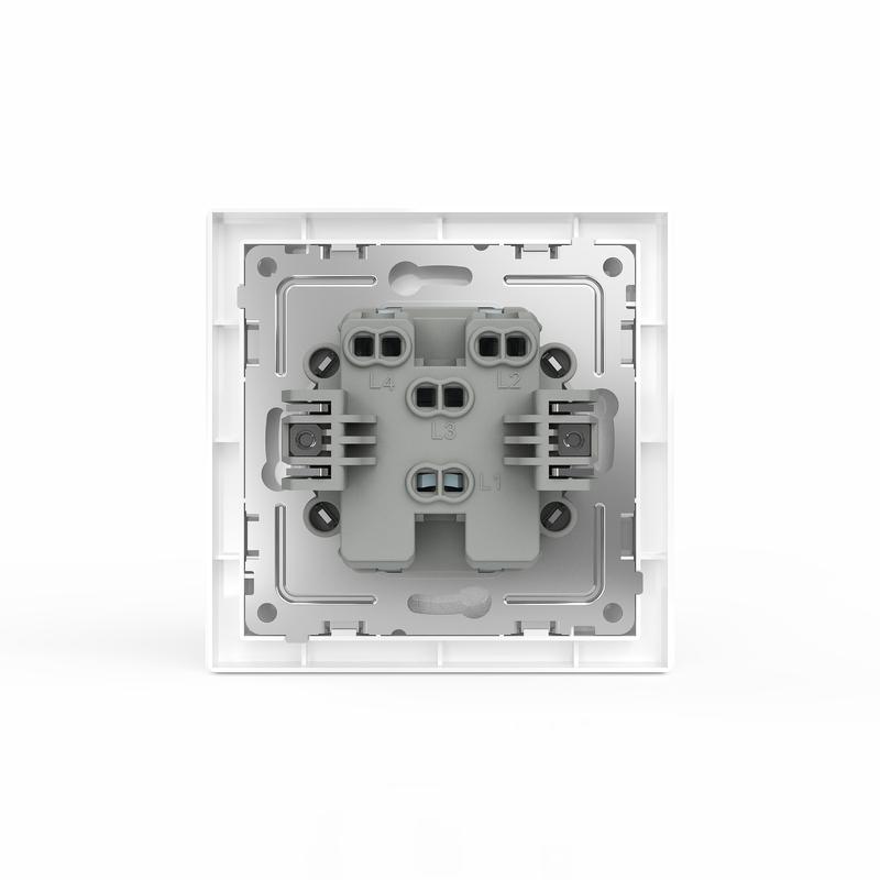 Переключатель перекрестный 1-кл. СП Pixel IP20 механизм бел. TOKOV ELECTRIC TKE-PX-P1R-C01 в интернет-магазине Рэмкабель