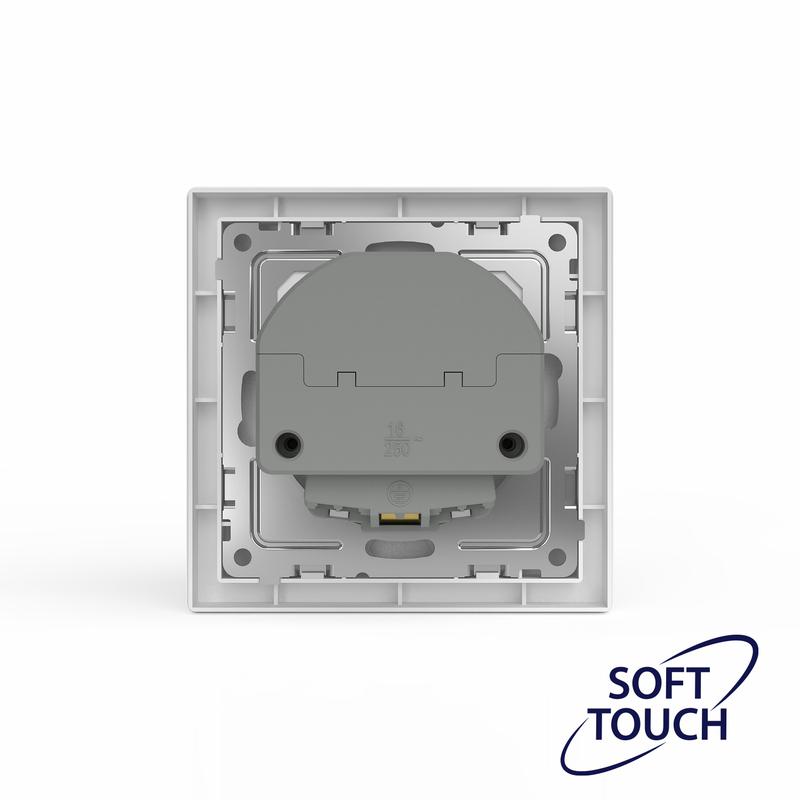 Розетка 1-м СП Pixel IP20 с заземл. с 2-мя заряд. устр. USB тип A+C механизм айс TOKOV ELECTRIC TKE-PX-R1U2AC-C34 в интернет-магазине Рэмкабель