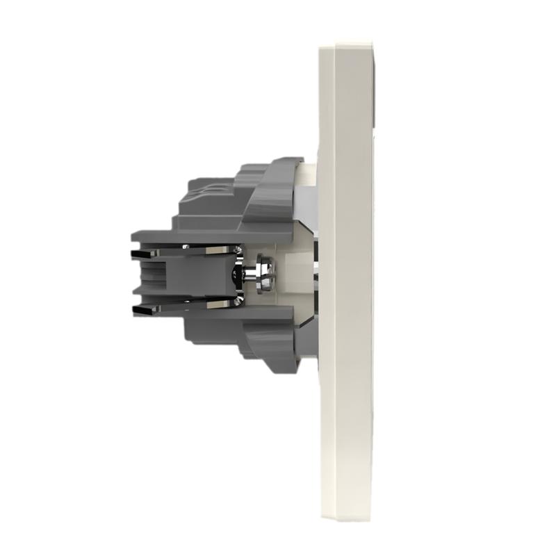Розетка 1-м СП Pixel 16А IP20 с заземл. защ. шторки в сборе беж. TOKOV ELECTRIC TKE-PX-R1FZSF-C02 в интернет-магазине Рэмкабель