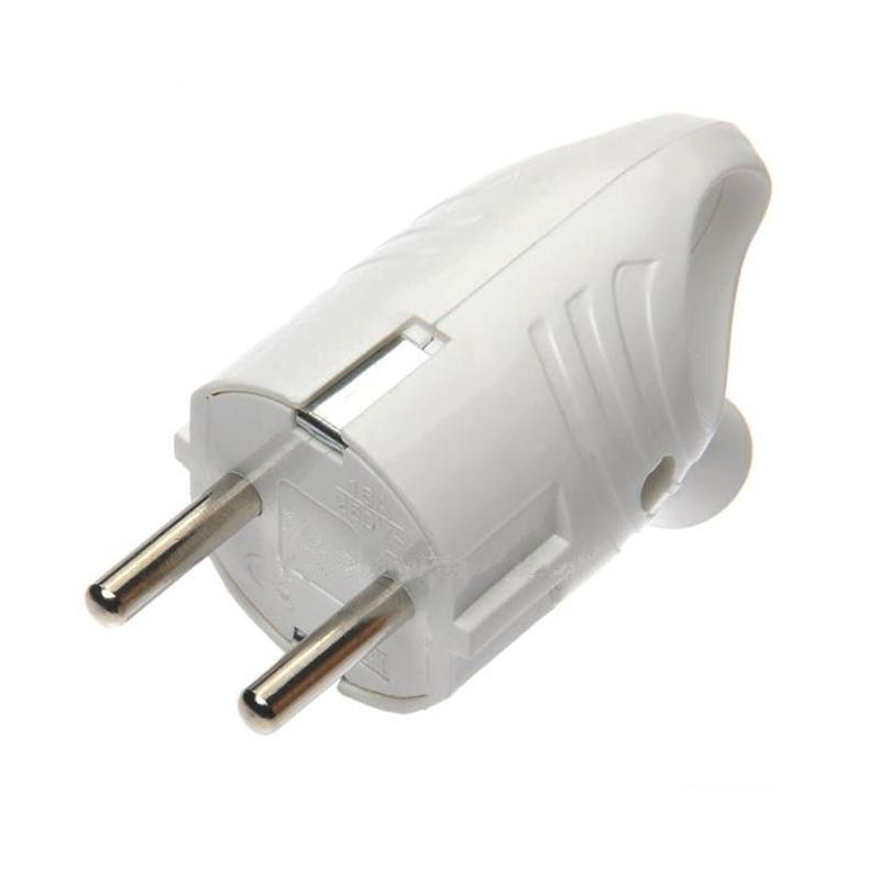 Вилка электрическая с заземл. с кольцом (ушком) 16А 250В IP20 бел. TOKOV ELECTRIC TKL-PLUZR-C01 в интернет-магазине Рэмкабель