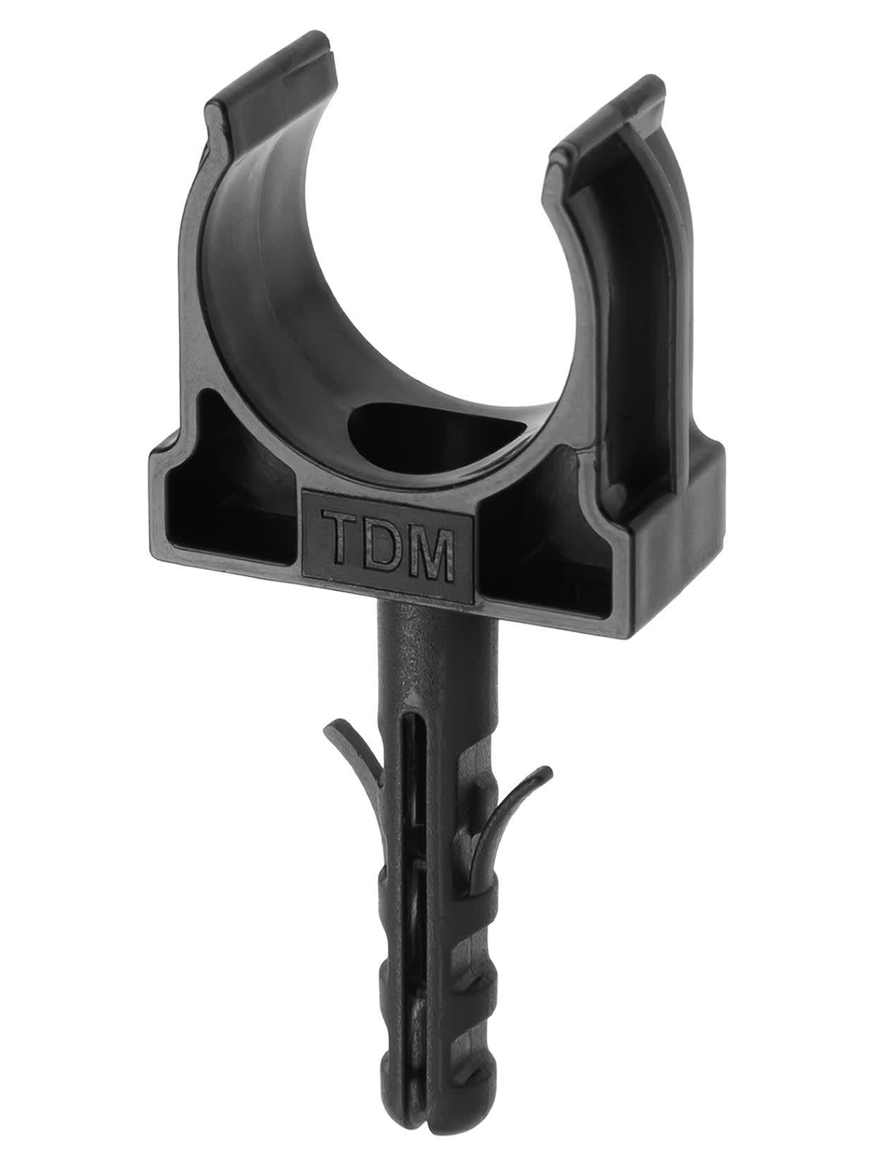 Крепеж-клипса для трубы 20 мм с дюбелем TDM SQ0405-0192 в интернет-магазине Ремкабель
