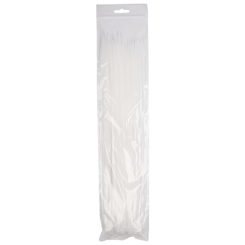 Хомут кабельный (стяжка) PCT 3.6х350-100WH 3.6х350 PA6.6 бел. (уп.100шт) JazzWay 5053885 в интернет-магазине Рэмкабель