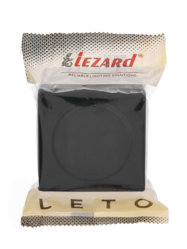 Розетка 1-м ОП LETO с заземл. с крышкой LETO ПБТ черн. бархат LEZARD 752-4200-123B в интернет-магазине Рэмкабель