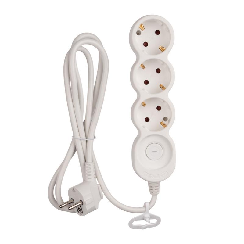 Удлинитель EX-03GS-500 (3х5) заземл. выкл. JazzWay 5065185 в интернет-магазине Рэмкабель