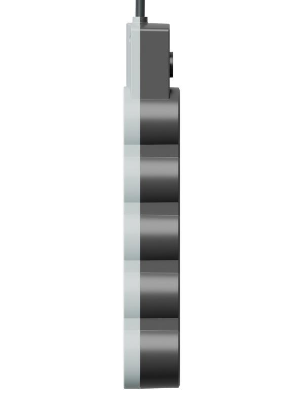 Удлинитель 4х1.5м с заземл. 10А IP20 2хUSB-А + 1хUSB-C 2500Вт 220В ПВС 3х1 с выкл. черн. КОСМОС YKsm1.5m4g-Z-VU10А-B в интернет-магазине Рэмкабель