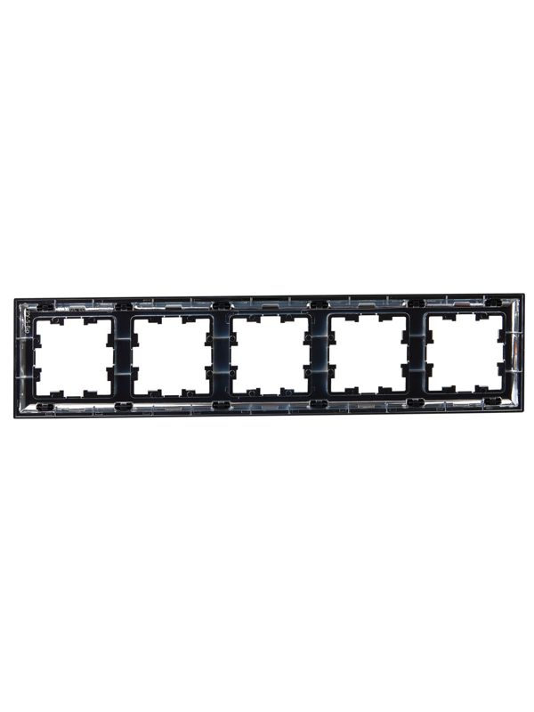 Рамка 5-м BRITE РУ-5-Бр хром/черн. IEK BR-M52-12-2-K23 в интернет-магазине Рэмкабель
