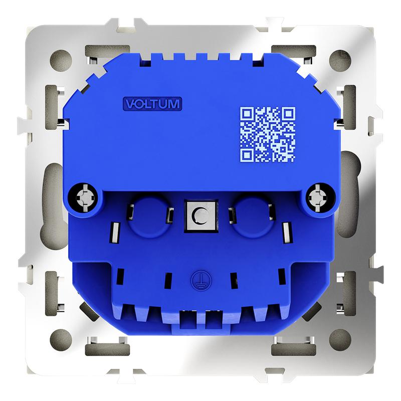 Розетка 1-м СП S70 16А с USB A+A с заземл. защ. шторки механизм шелк Voltum VLS040404 в интернет-магазине Рэмкабель