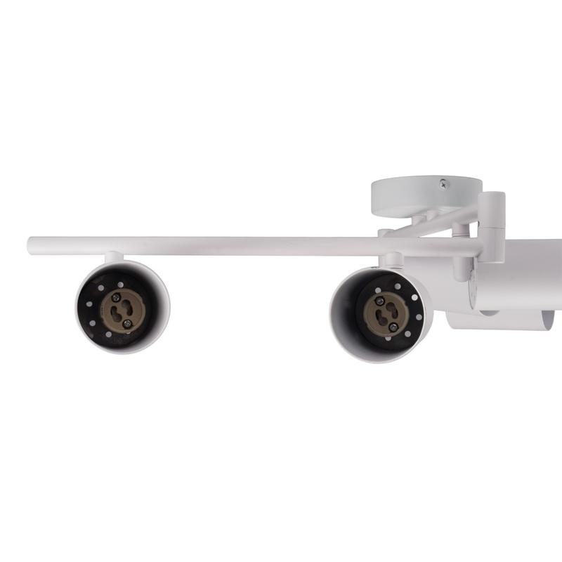Светильник PCL-0606 6xGU10 IP20 230В WH настен./потолочн. декор. под лампу JazzWay 5066786 в интернет-магазине Рэмкабель