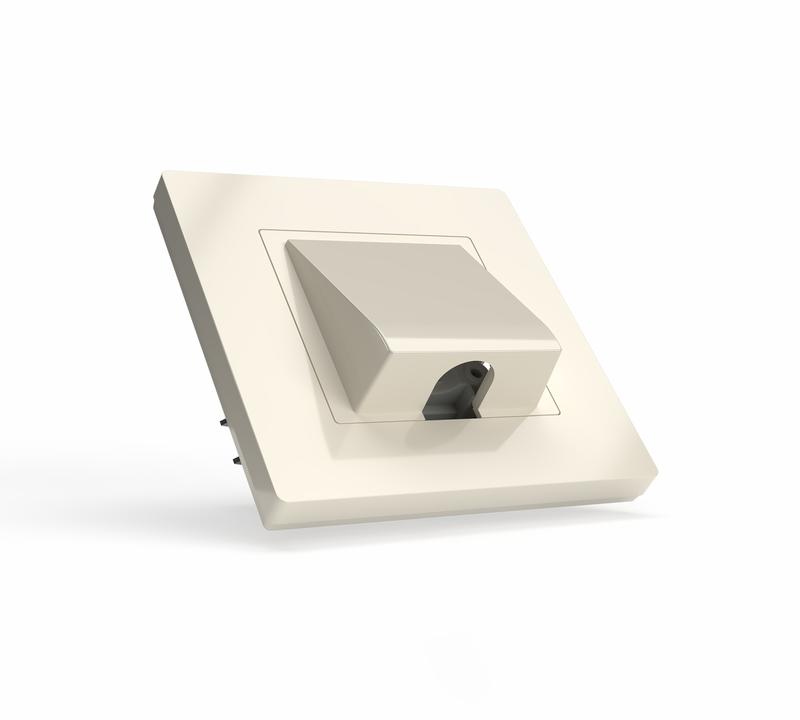 Вывод кабеля СП Pixel IP20 механизм беж. TOKOV ELECTRIC TKE-PX-CP-C02 в интернет-магазине Рэмкабель