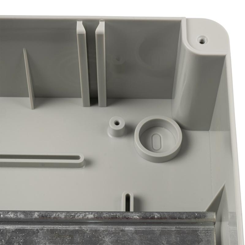 Бокс модульный накладной PDB/W 4012 GR (ЩРН-ПГ-12) IP65 пластик. Pro JazzWay 5072084 в интернет-магазине Рэмкабель