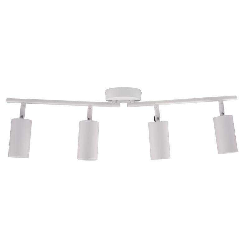 Светильник PCL-0504 4xGU10 IP20 230В WH настен./потолочн. декор. под лампу JazzWay 5066748 в интернет-магазине Рэмкабель