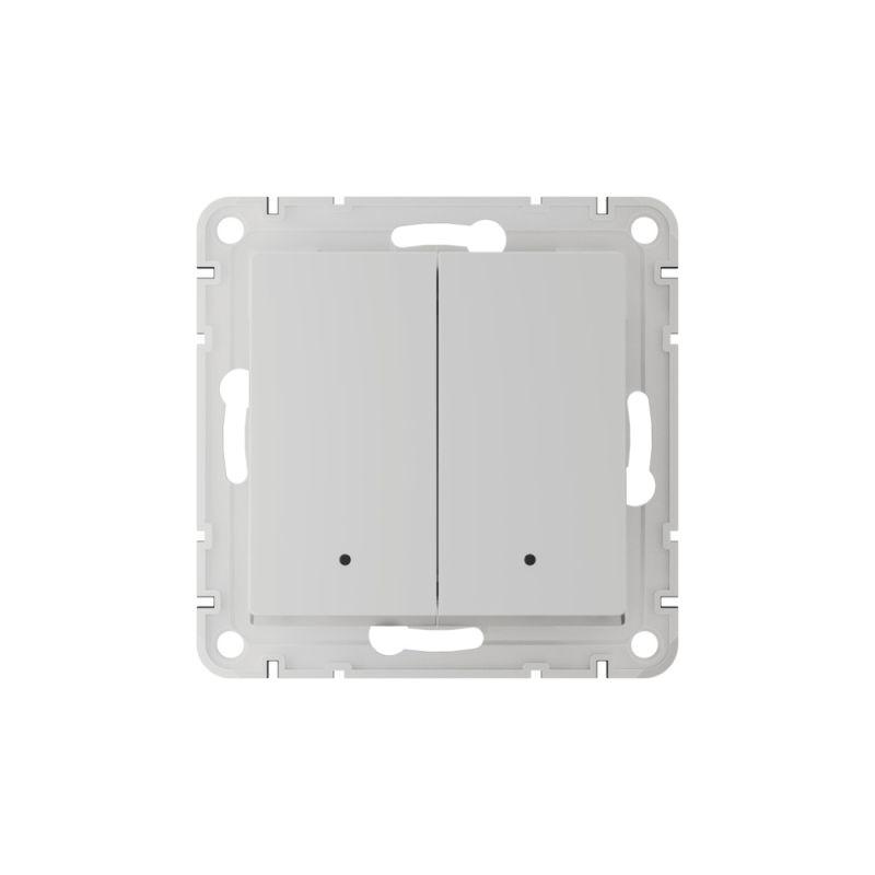 Выключатель 2-кл. AtlasDesign Smart 10А (сх. 5) L+N с подсветкой Zigbee механизм бел. SE ATN000153Z в интернет-магазине Рэмкабель